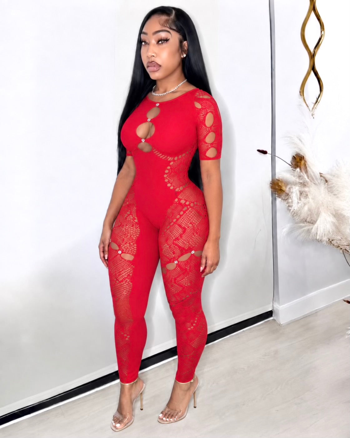 RED HOT romper